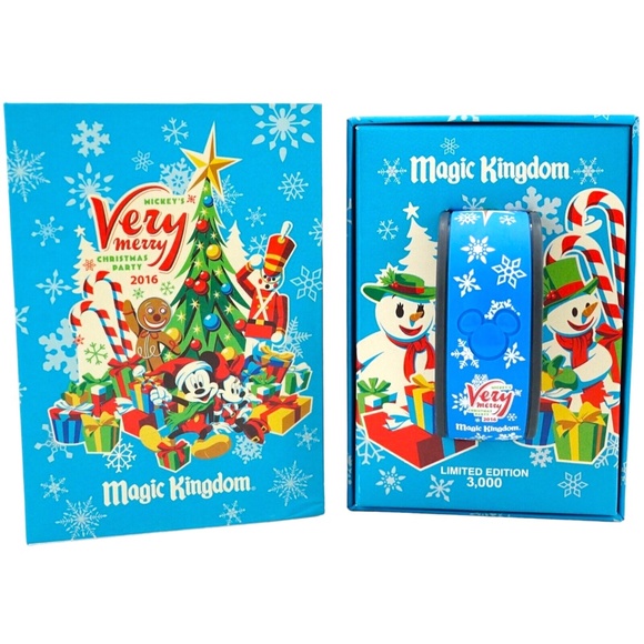 Disney Parks Mickey's Very Merry Christmas Party 2016 MagicBand LE 3000 - Picture 1 of 3